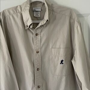 Disney Tan Casual Shirt with Logo